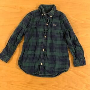Vineyard Vines plaid top, Size 4T